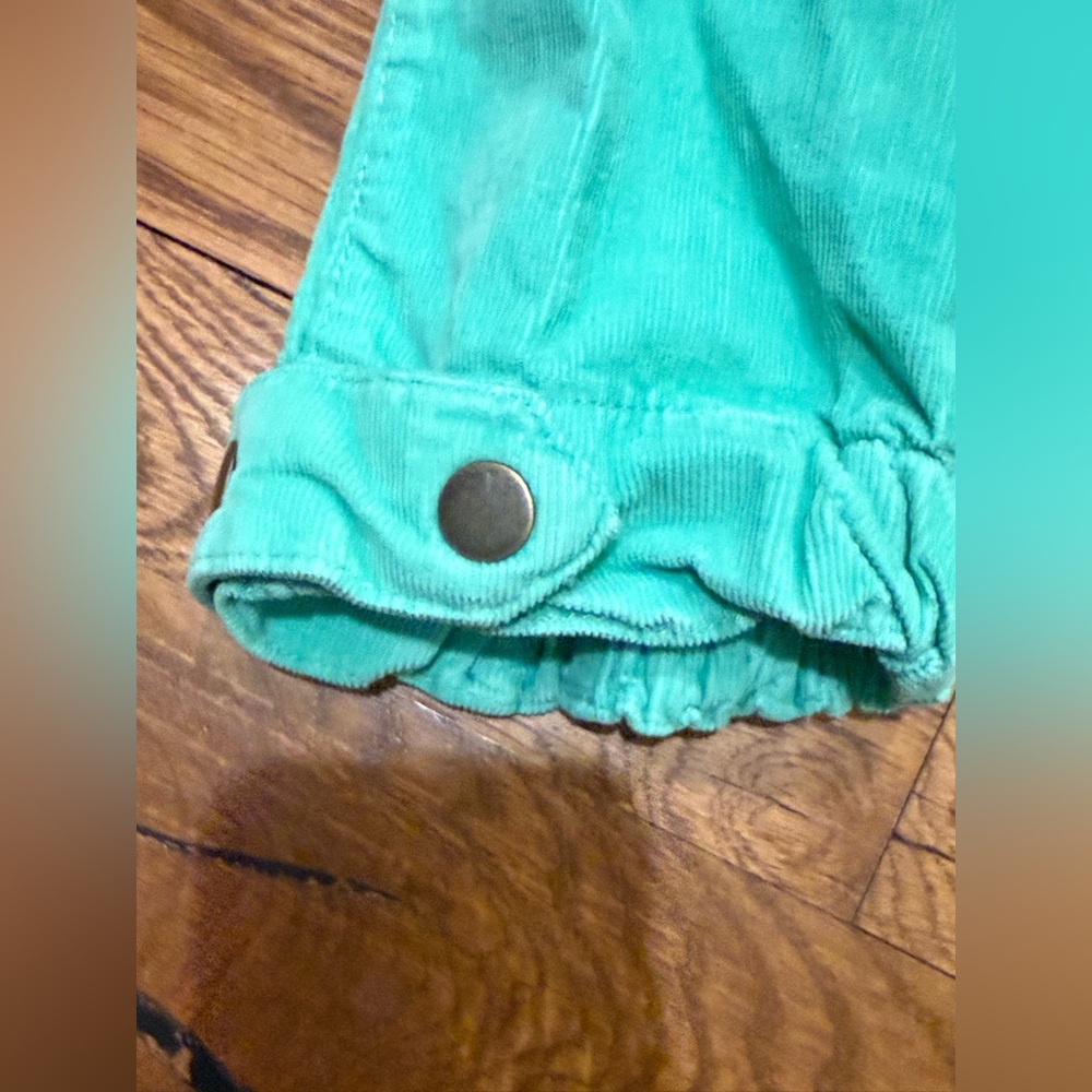 We the Free. Angelo Mid Rise Pull-On Corduroy Jogger. Green. Size Small. - Picture 10 of 11